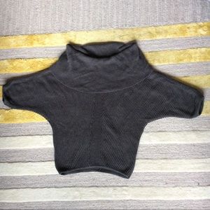 Vivienne Tam cowl neck sweater XS grayish brown